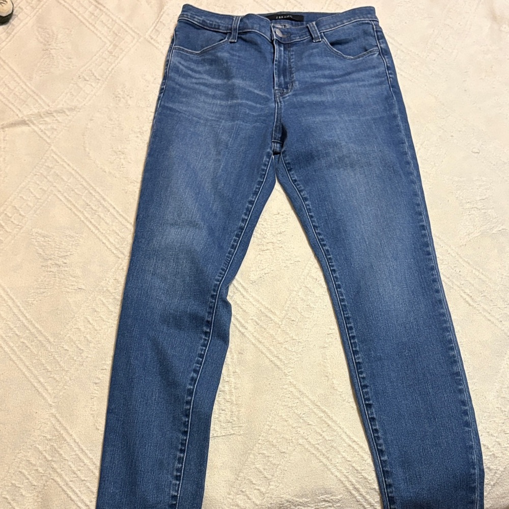 J Brand Women's Straight Leg Jeans in Blue